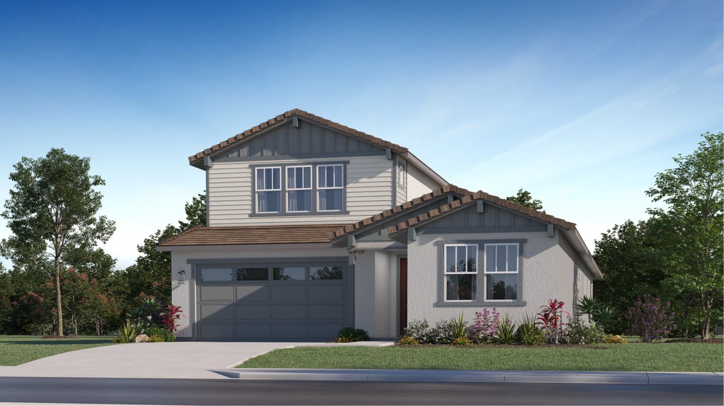 Elevation B - Bungalow style home