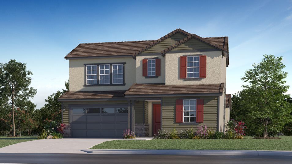 Elevation A - Cottage-style home image