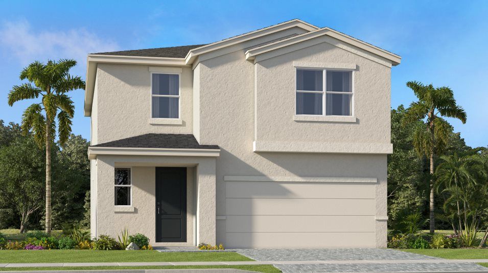 Elevation E - A contemporary exterior