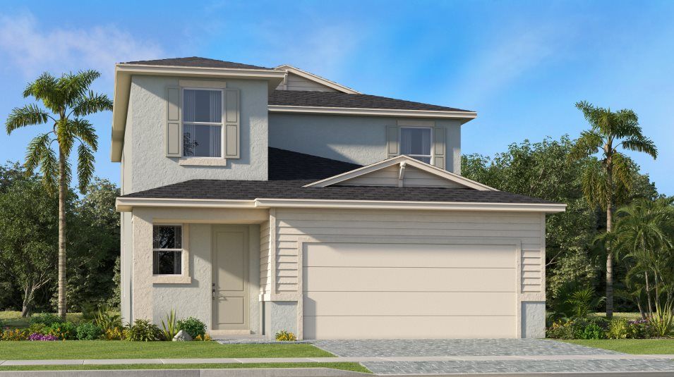 Elevation D - A contemporary exterior