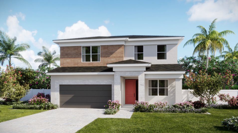 Elevation E1 - Exterior E1