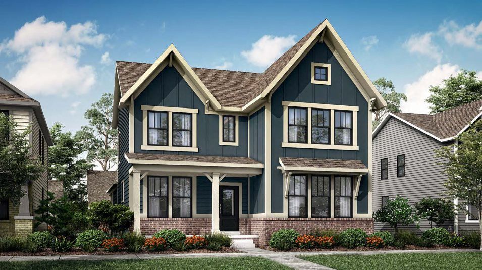 Elevation B0 - Halstead Exterior Rendering B
