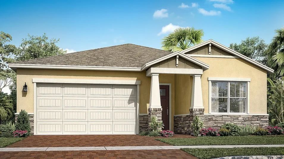 Elevation F - Exterior Rendering