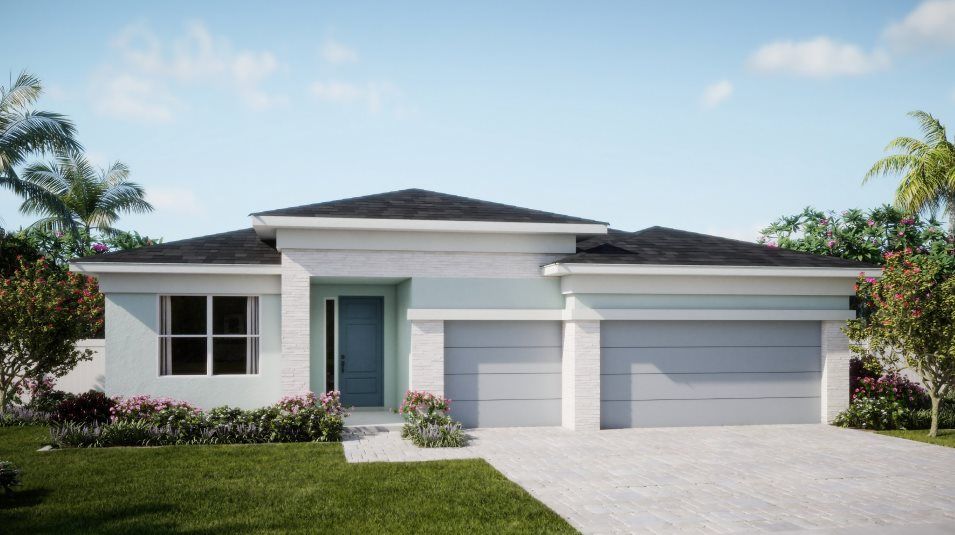 Elevation E1 - Exterior E1