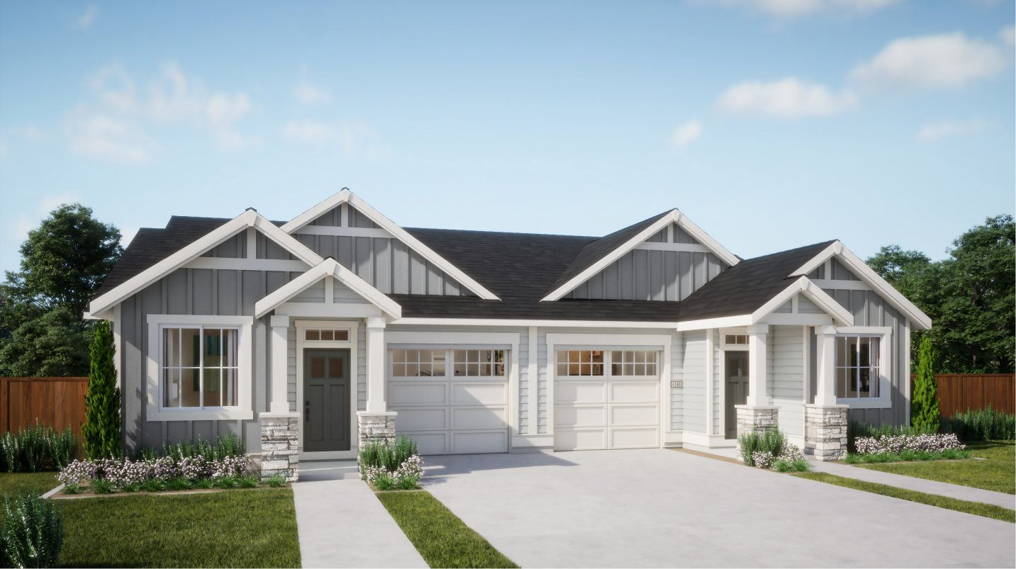 Elevation F - Farmhouse 2 Bay