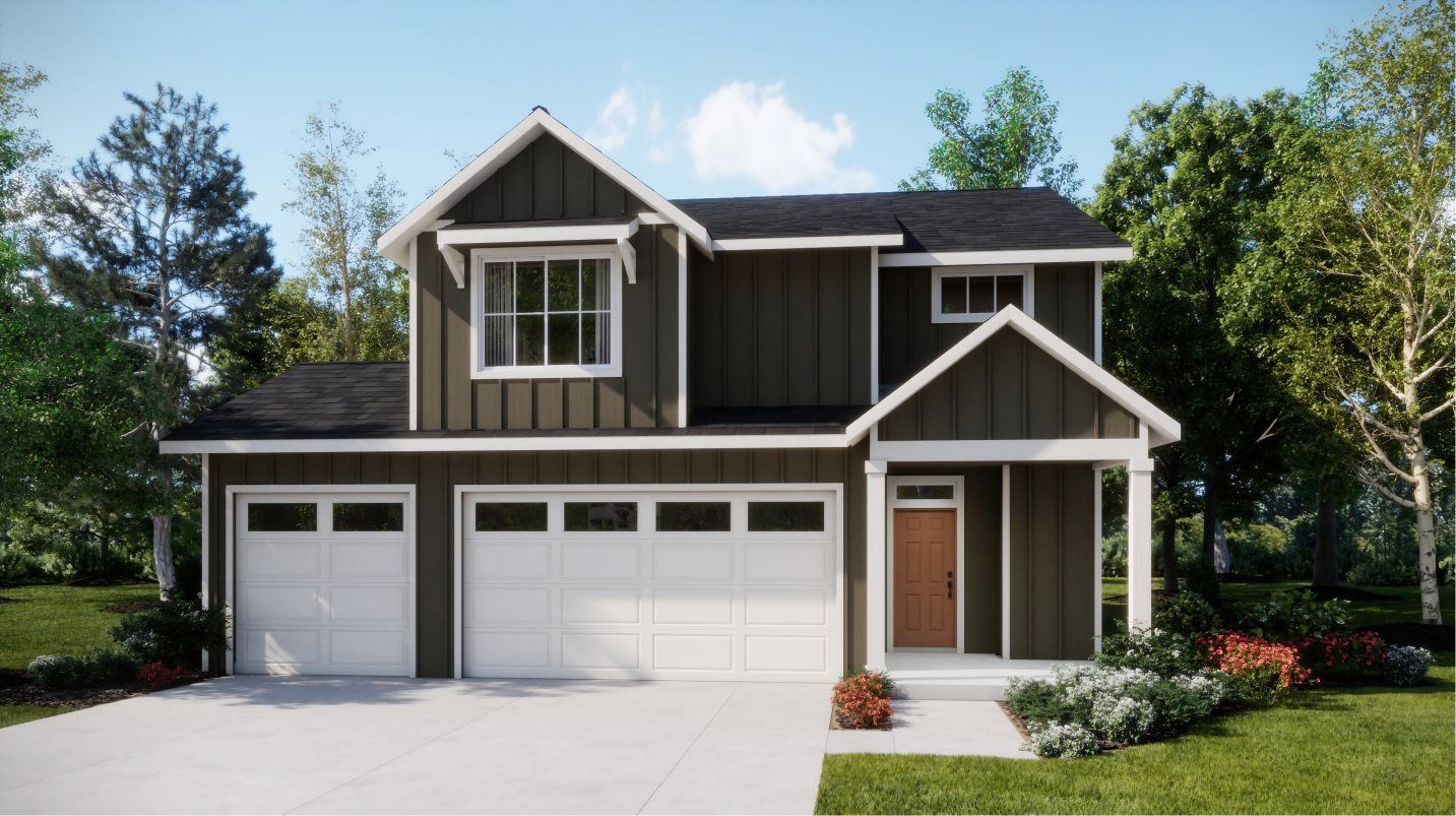 Elevation FG3 - Farmhouse 3-Bay