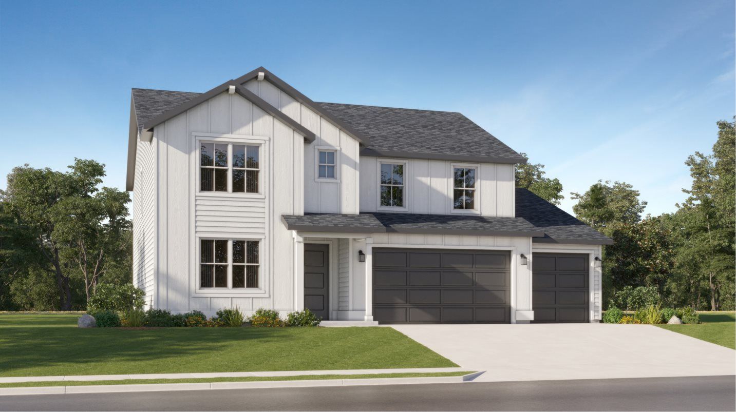 Elevation C - Residence 2592 Farmhouse - C