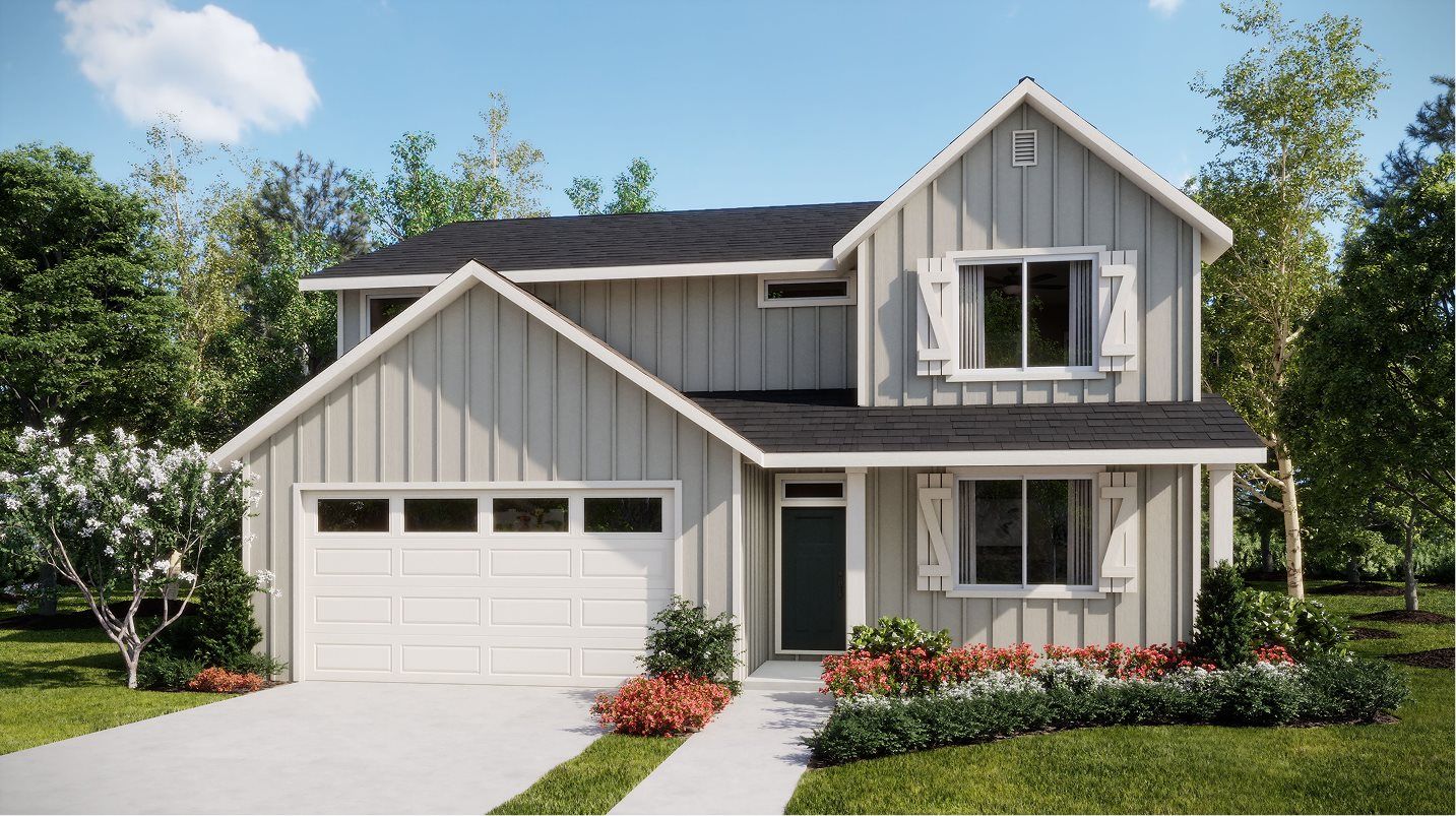 Elevation F - Judith Farmhouse 2-Bay