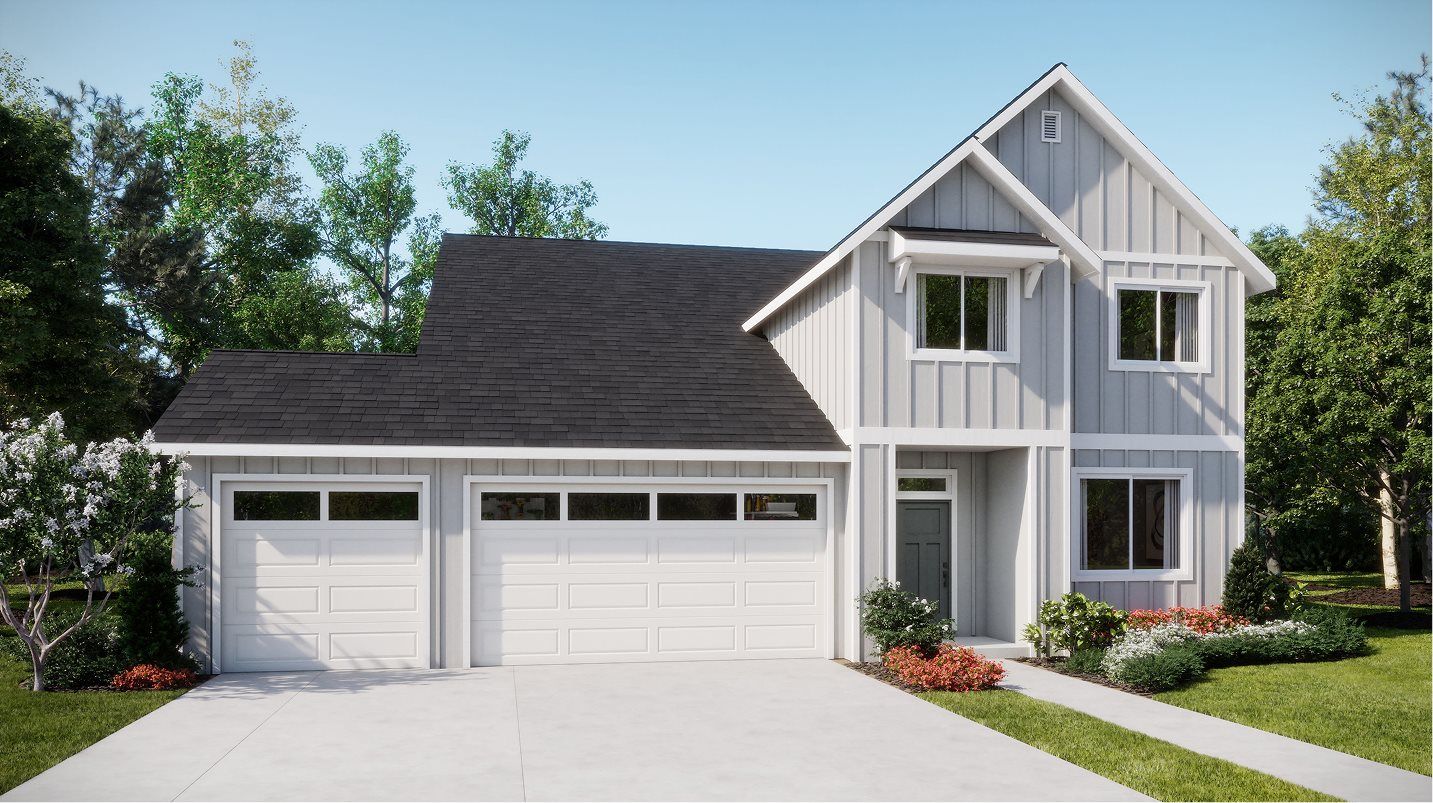 Elevation F3C - Sellwood Farmhouse 3-Bay