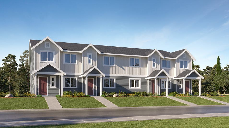 Elevation F4 - Farmhouse 4-Plex Exterior