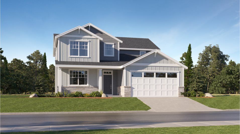 Elevation A - Heights at Cooper Burlington