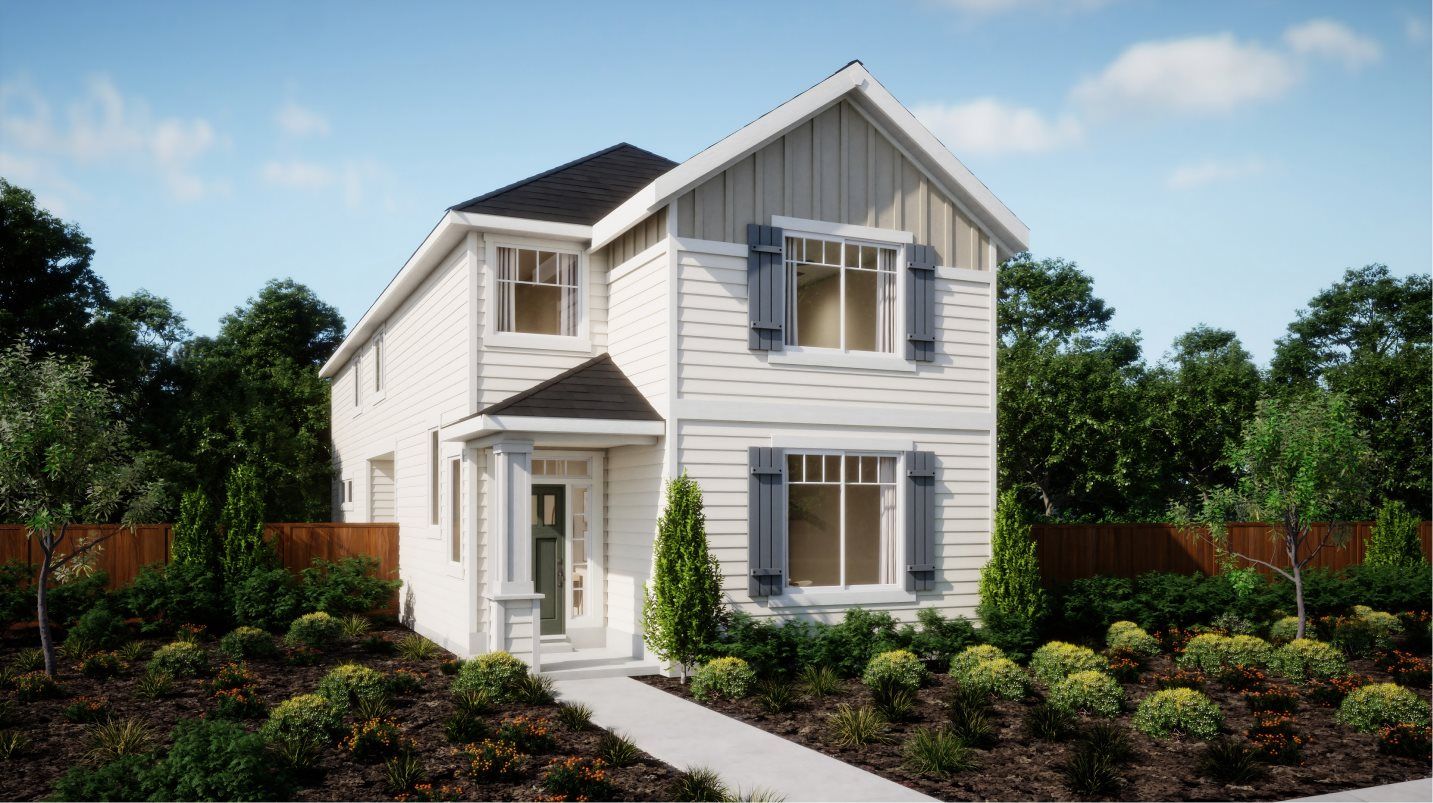 Elevation A - American 2-Bay