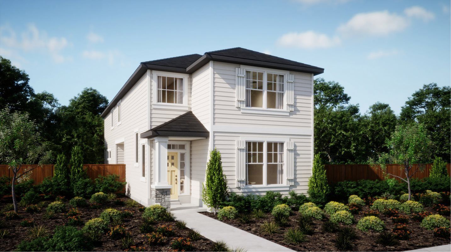 Elevation E - English 2-Bay