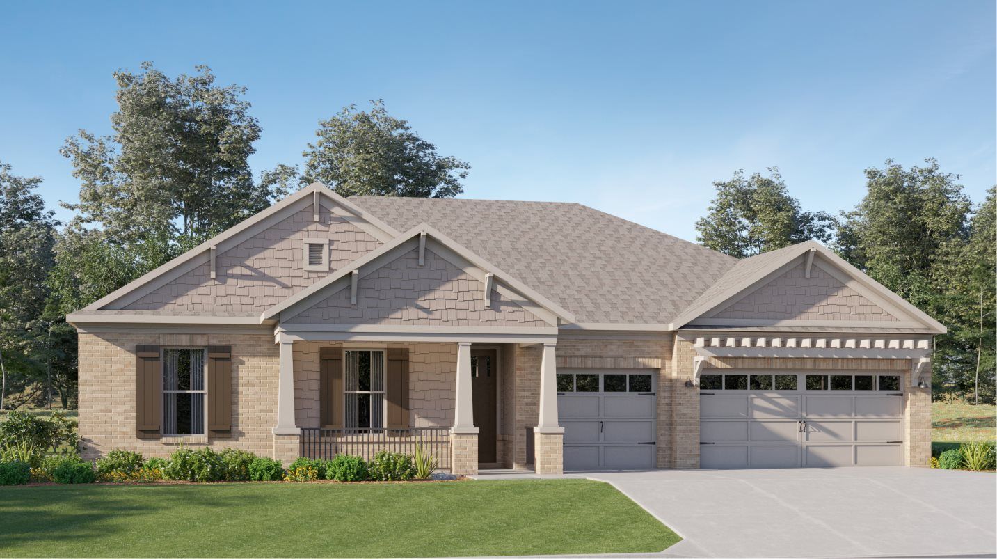 Elevation D - exterior rendering