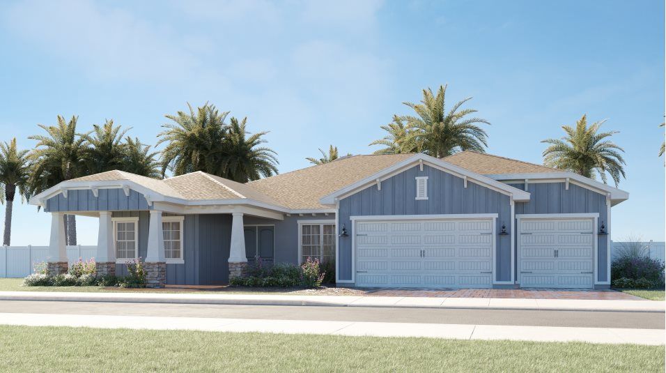 Elevation F - Flora Exterior F
