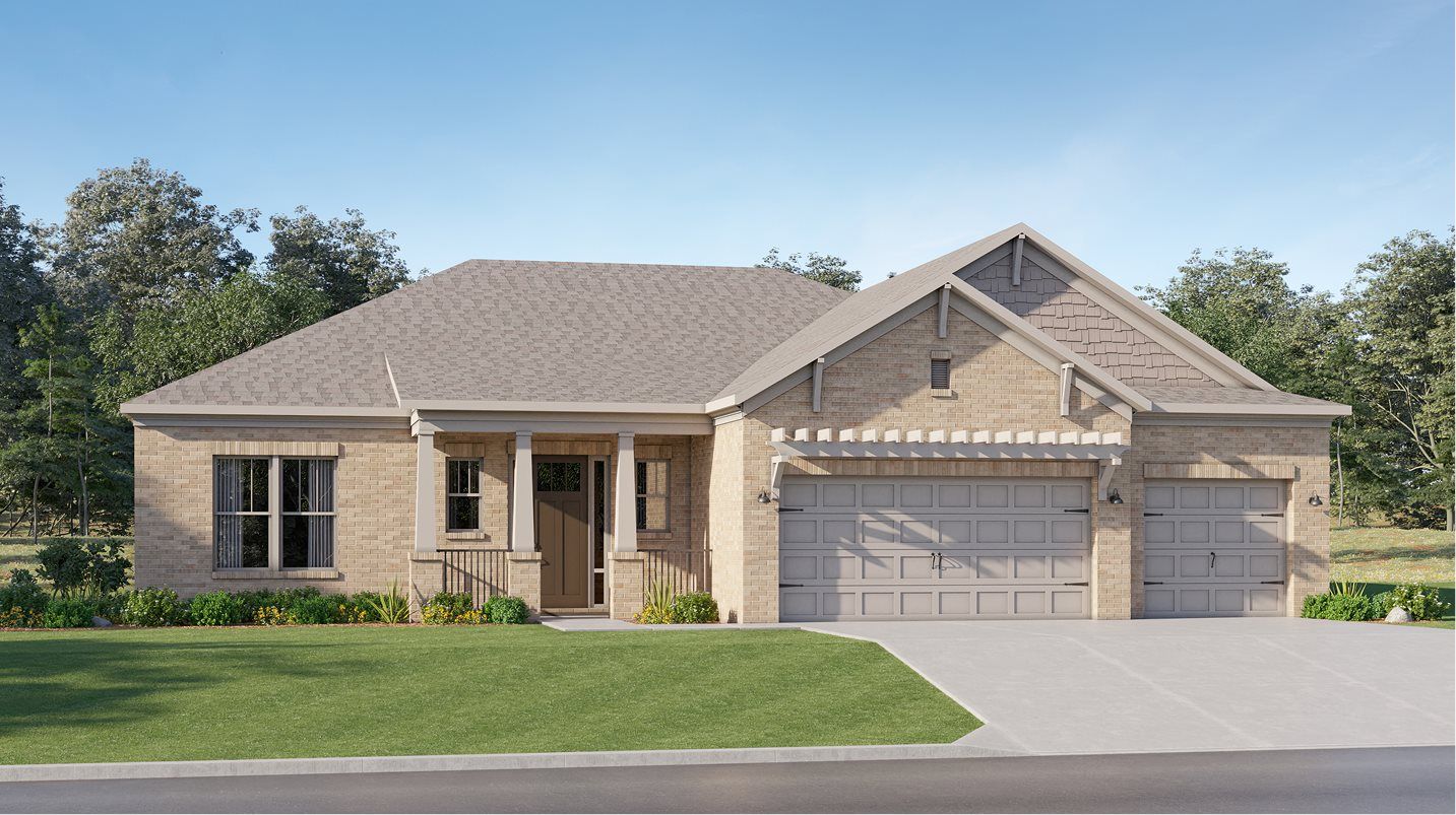 Elevation D - exterior rendering