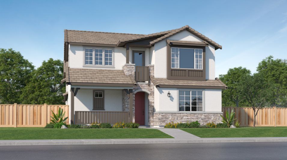 Elevation A - Cottage - A Exterior