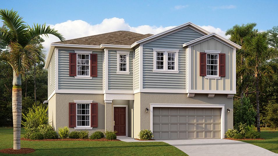Elevation E - 2569 Aden South III Westview Miramar E