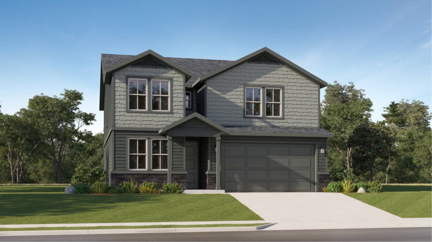 Elevation E - Plan 2301 Craftsman
