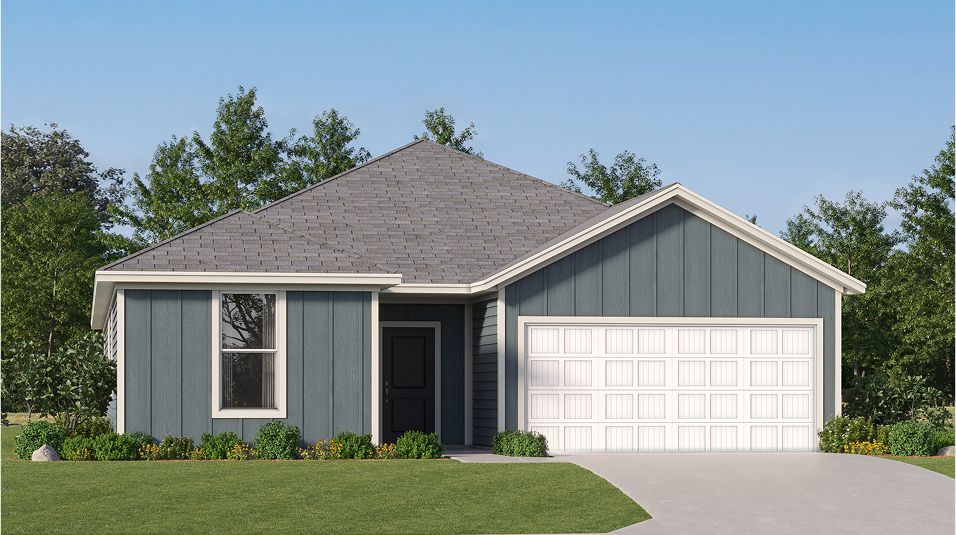 Elevation A - Grove Core 4760 Hendrix A