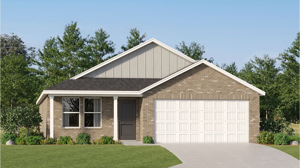 Elevation B - Grove Core Pecan Grove 3320 Newlin B