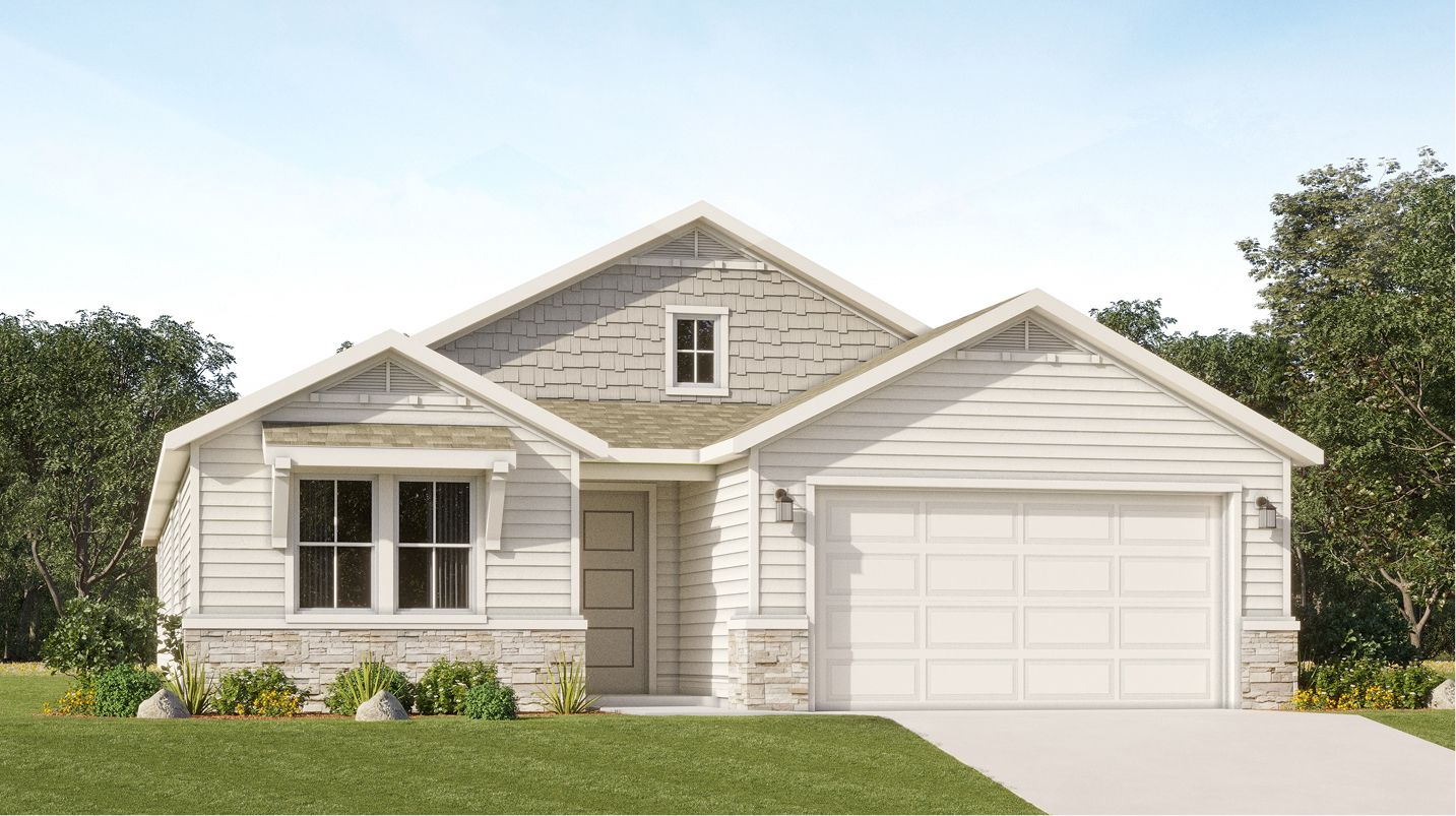 Elevation E - Plan2095 Craftsman E