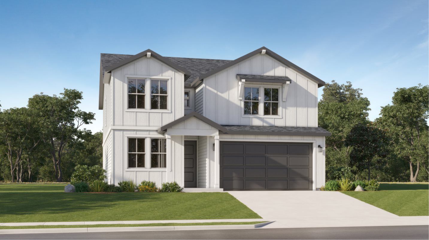 Elevation C - Plan 2301 Farmhouse