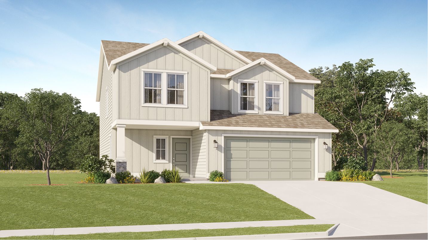 Elevation C - 1954 Heirloom Heritage Heights Plan1954 Farmhouse