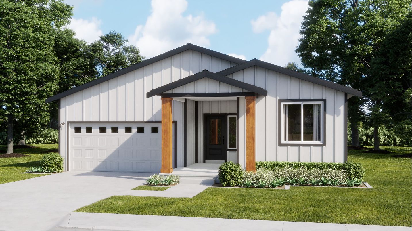 Elevation MF - 1957 Mc Cormick Trails Kenmore Modern Farmhouse MF