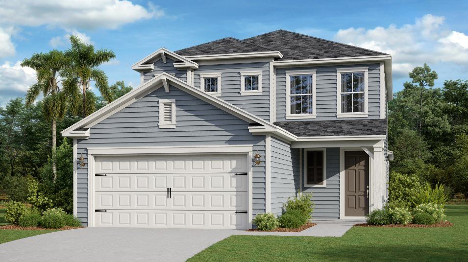 Elevation HA - A traditional-inspired exterior