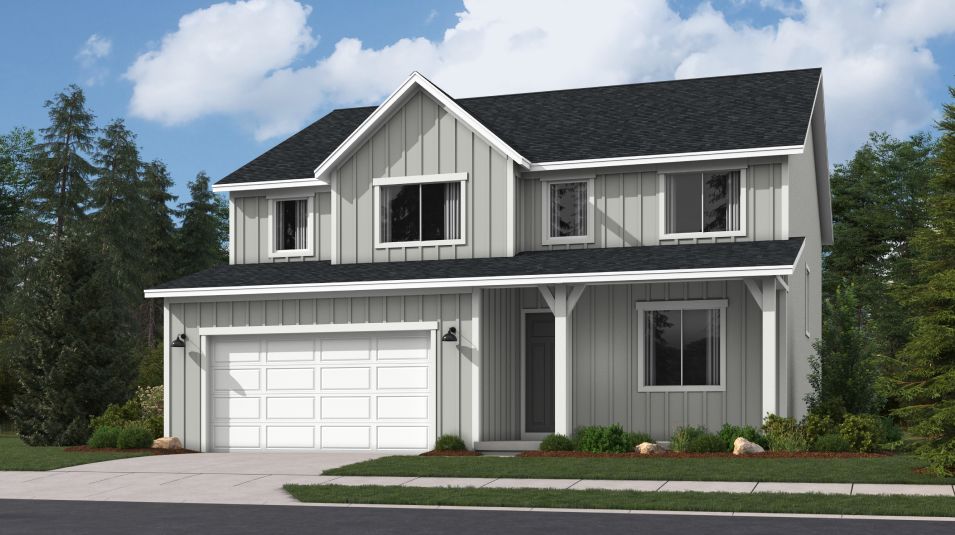 Elevation F - Sequoia Farmhouse Home Exterior