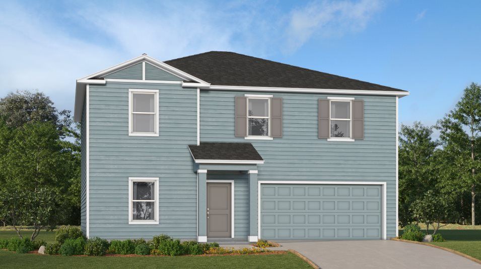 Elevation E - A traditional-inspired exterior