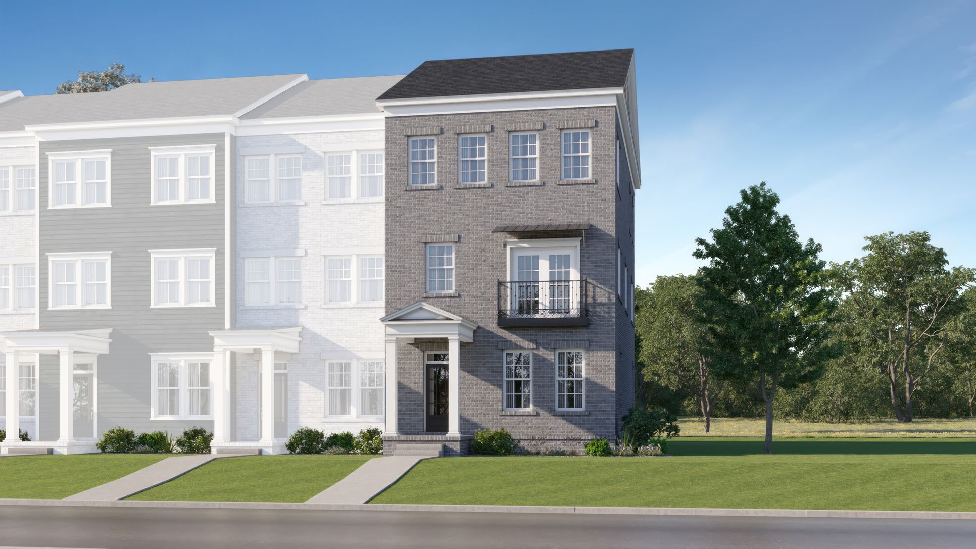 Exterior:Avenue Collection 5plex Lots 53 57 front Westbrook E
