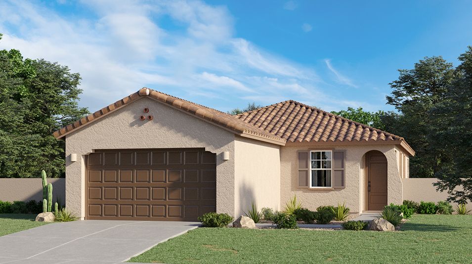 Elevation A - Entrada Del Pueblo Jerome Home Exterior A