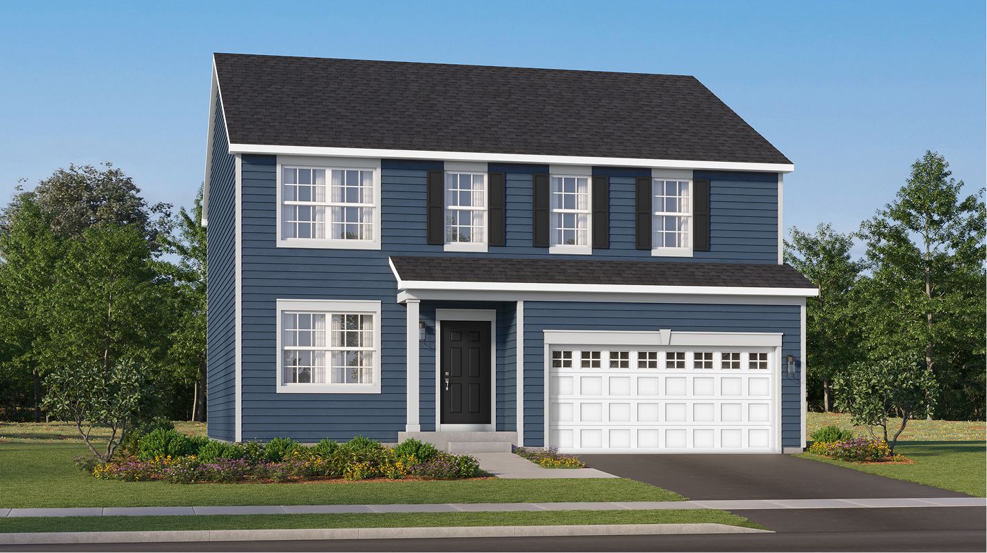 Elevation A - 8605 Single Family Riverwoods Wren A 052025