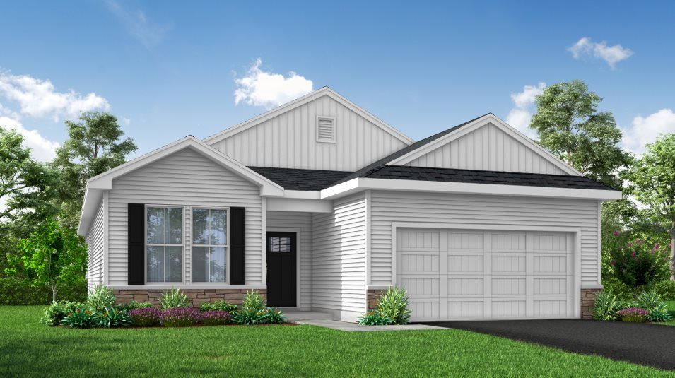 Elevation COS - Sonoma cottage-inspired exterior