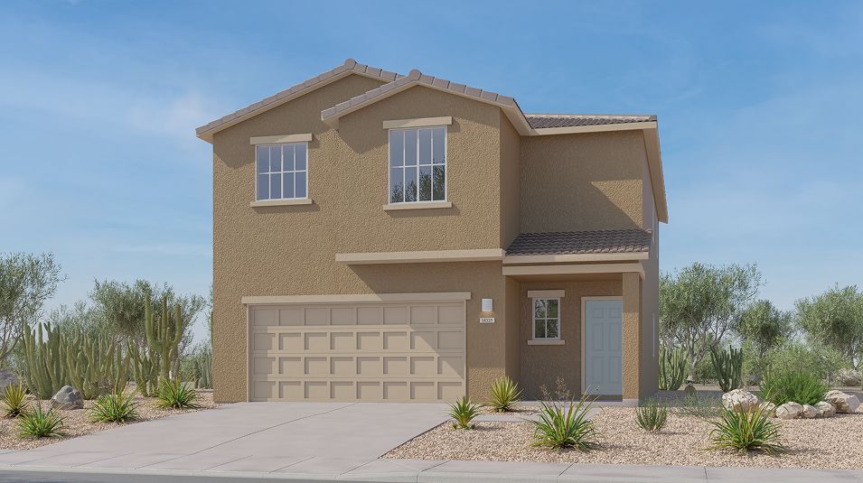 Elevation A - Entrada Del Toro Ironwood Jeffry Home Exterior A