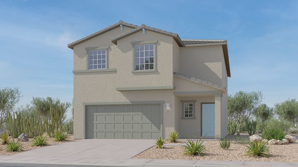 Elevation C - Entrada Del Toro Ironwood Jeffry Home Exterior C