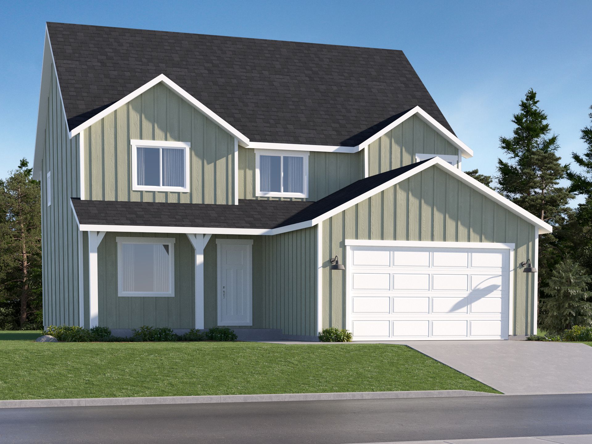 Exterior:Brixton Place Glacier Farmhouse FH