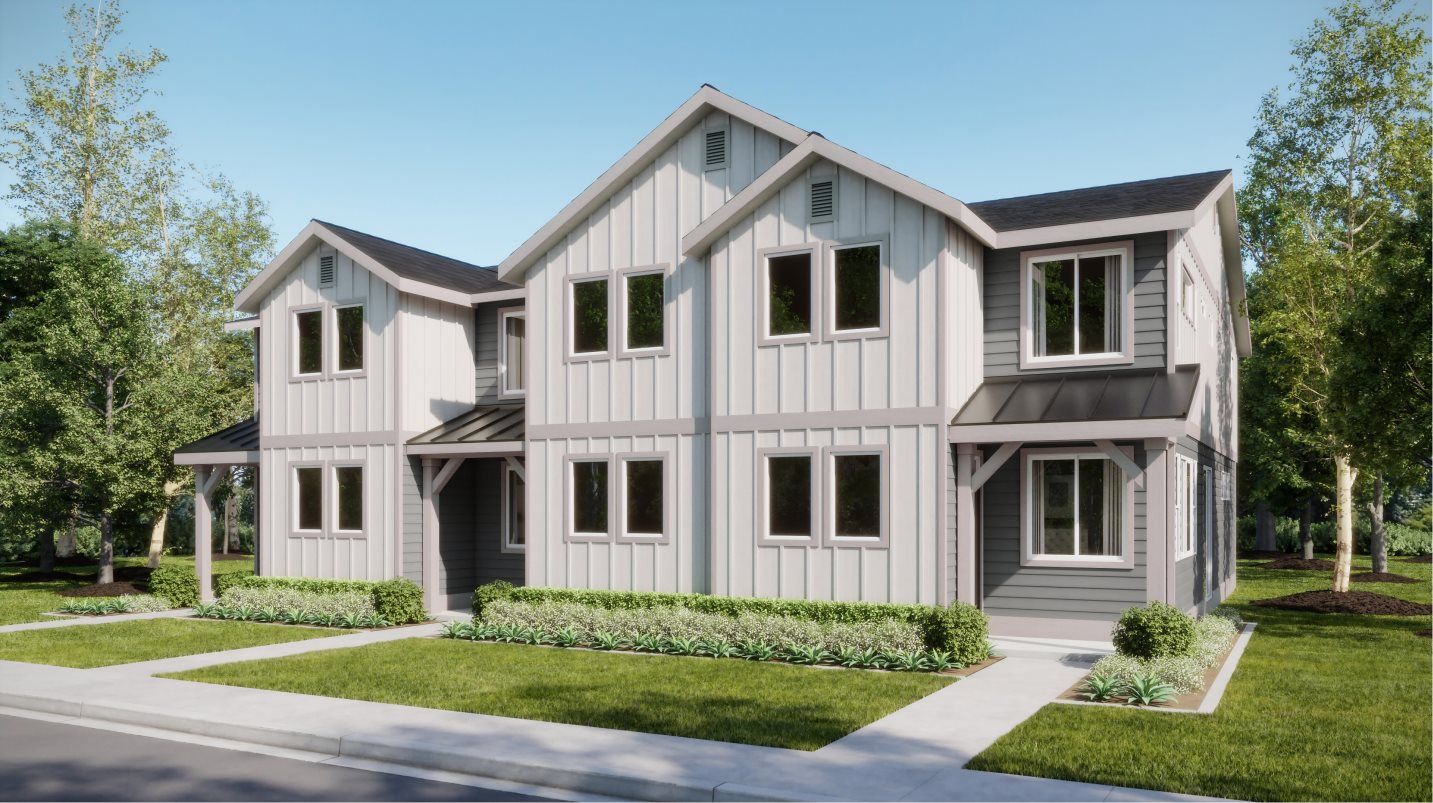 Elevation F3 - 3 Plex - Farmhouse