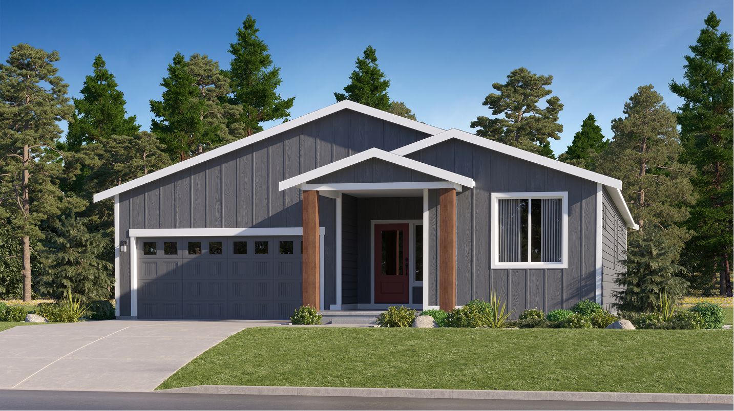 Elevation MF - 1957 McCormick Village Kenmore Modern Farmhouse MF