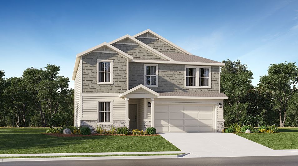 Elevation E - 2118 Heirloom Heritage Heights Plan2118 Craftsman