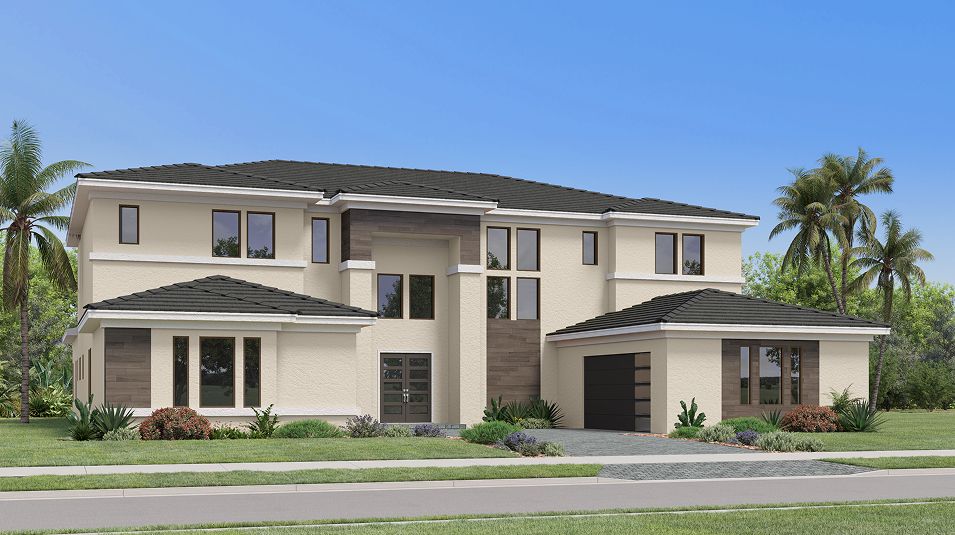 Elevation E1 - 6698 Oxford Whitemore Estates Churchill E1 8 20 25