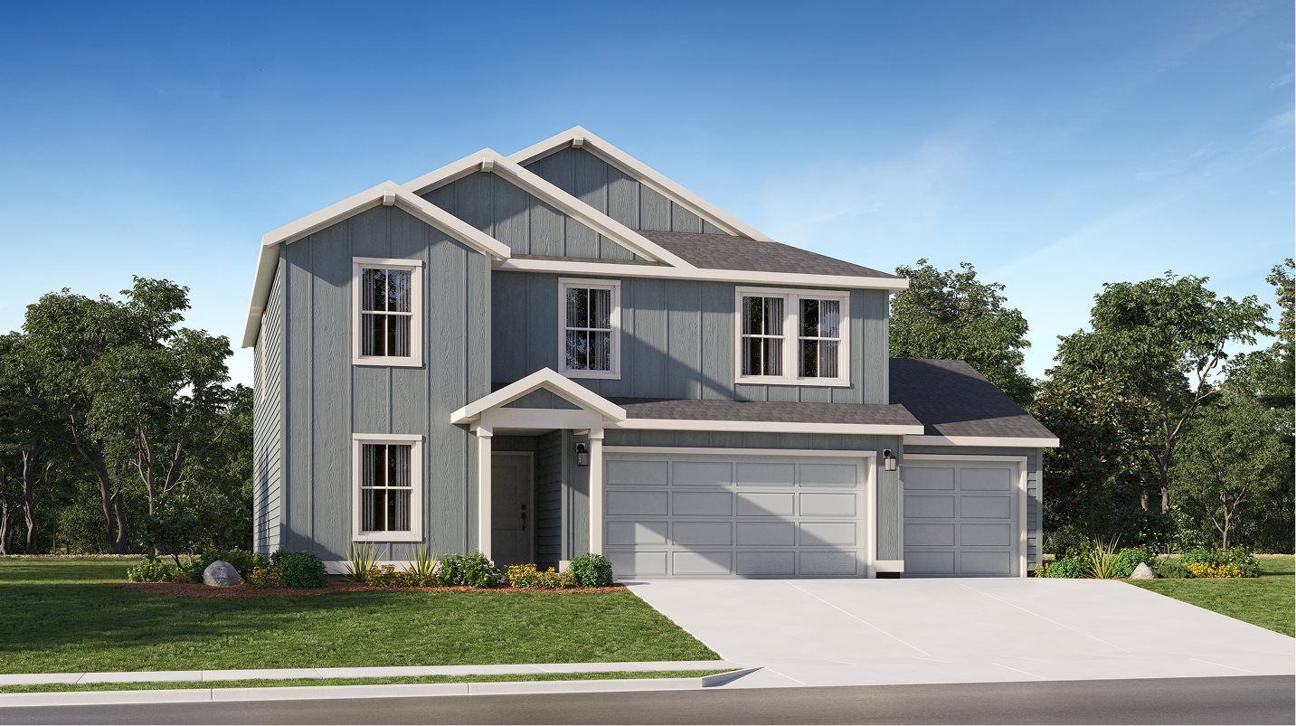 Elevation C3C - Plan 2118 Farmhouse