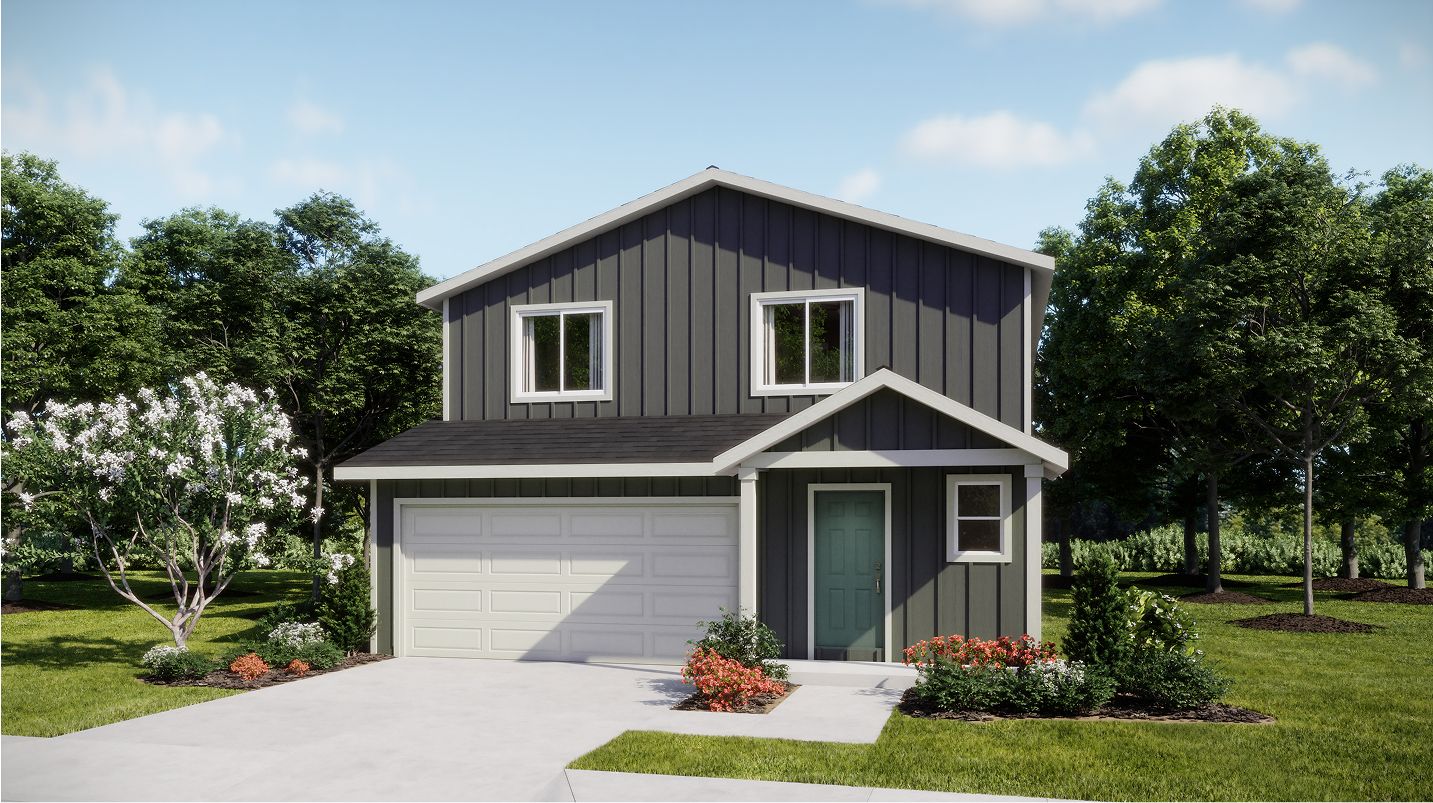 Elevation F - 1792 August Meadowview Dorothy Farmhouse F