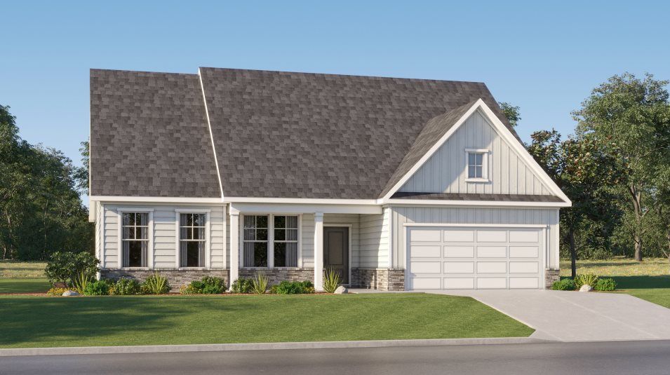Elevation D - Denton Exterior Rendering  D