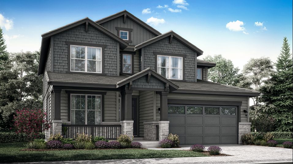 Elevation CR - Red Rocks Ranch Monarch Ashbrook Craftsman