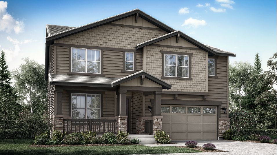 Elevation CR - Red Rocks Ranch Stonehaven Craftsman