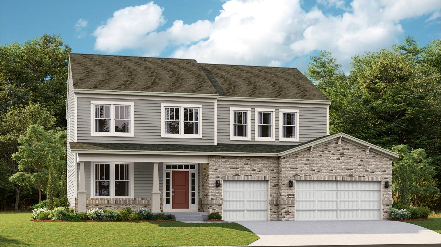 Elevation CFB - Estate Stonehaven Concord Craftsman Brick CFB