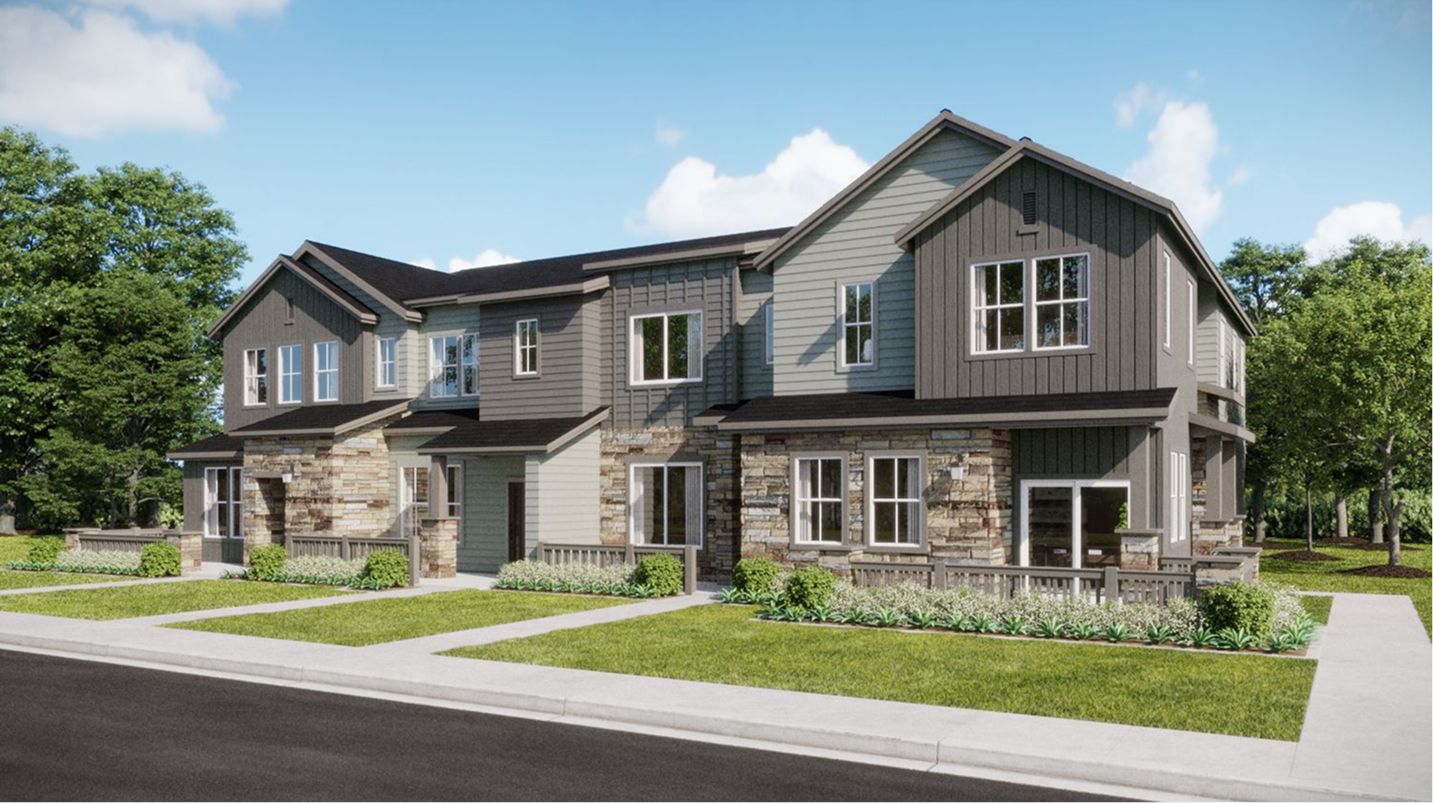 Elevation MH4 - Parkside Vermilion Creek B4 Plex Modern Hill Count